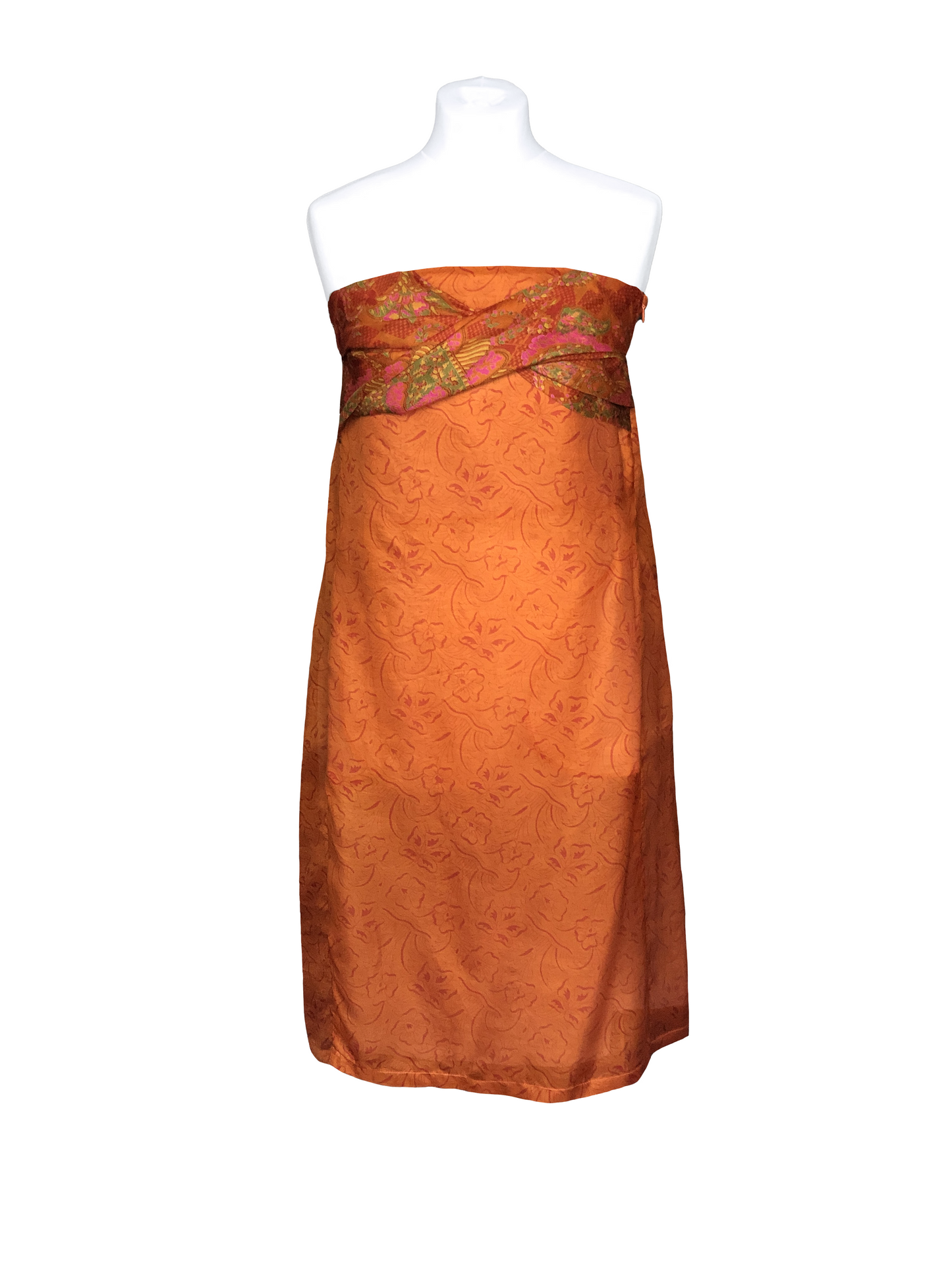Robe bustier Gaïa orange