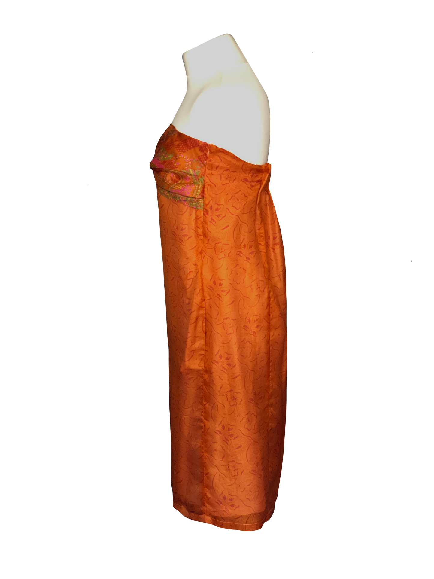 Robe bustier Gaïa orange