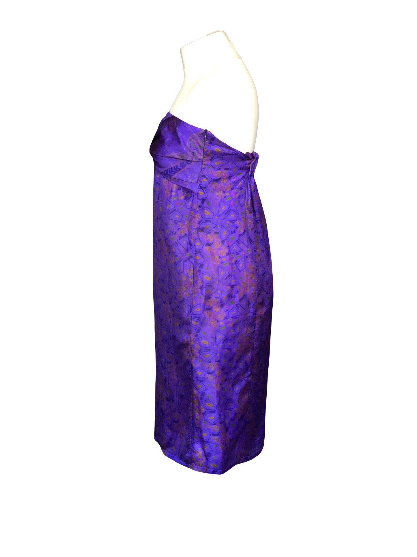 Robe bustier Gaïa violet figures