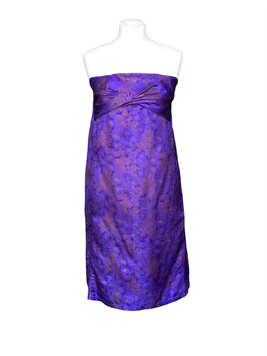 Gaia purple bustier dress figures